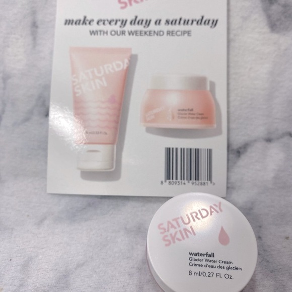 SATURDAY SKIN Gift Set-Refining Peel Gel & Waterfall Glacier Water Cream-2pc-NEW - Picture 5 of 11